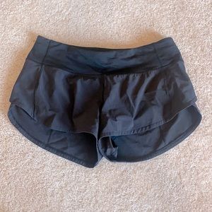 2” inseam size 4 lulu running shorts